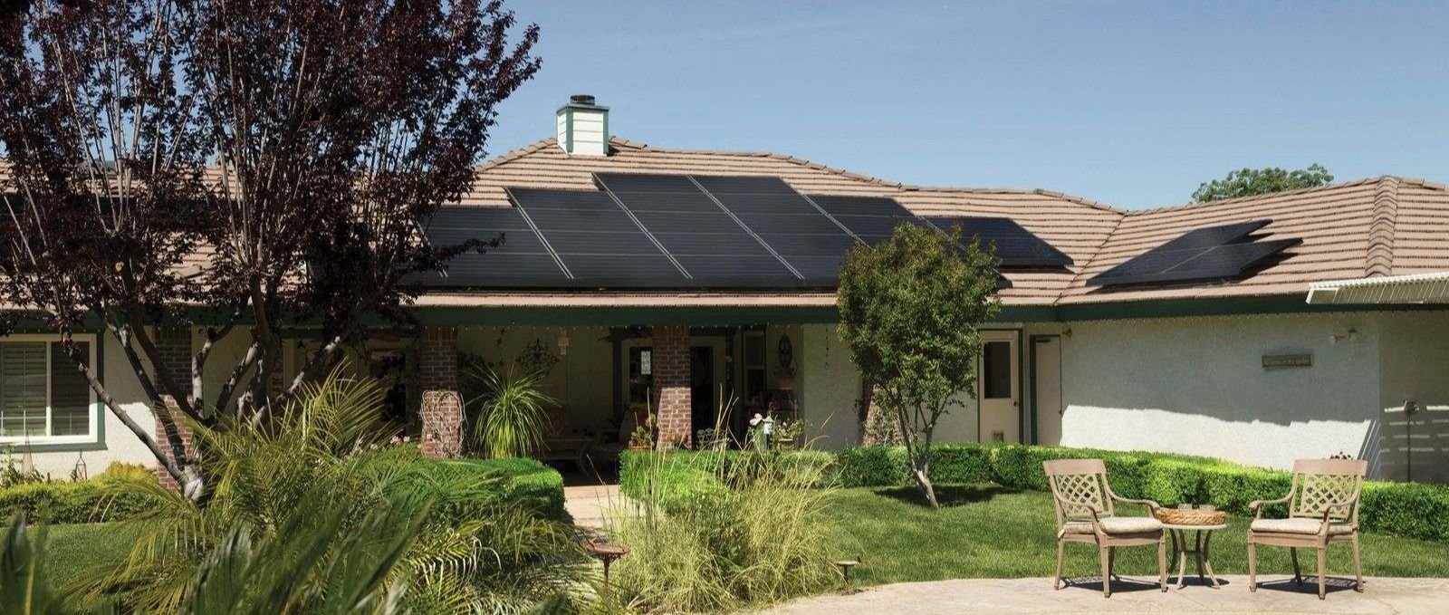 black-solar-panels-on-brown-roof-in markham ontario-1